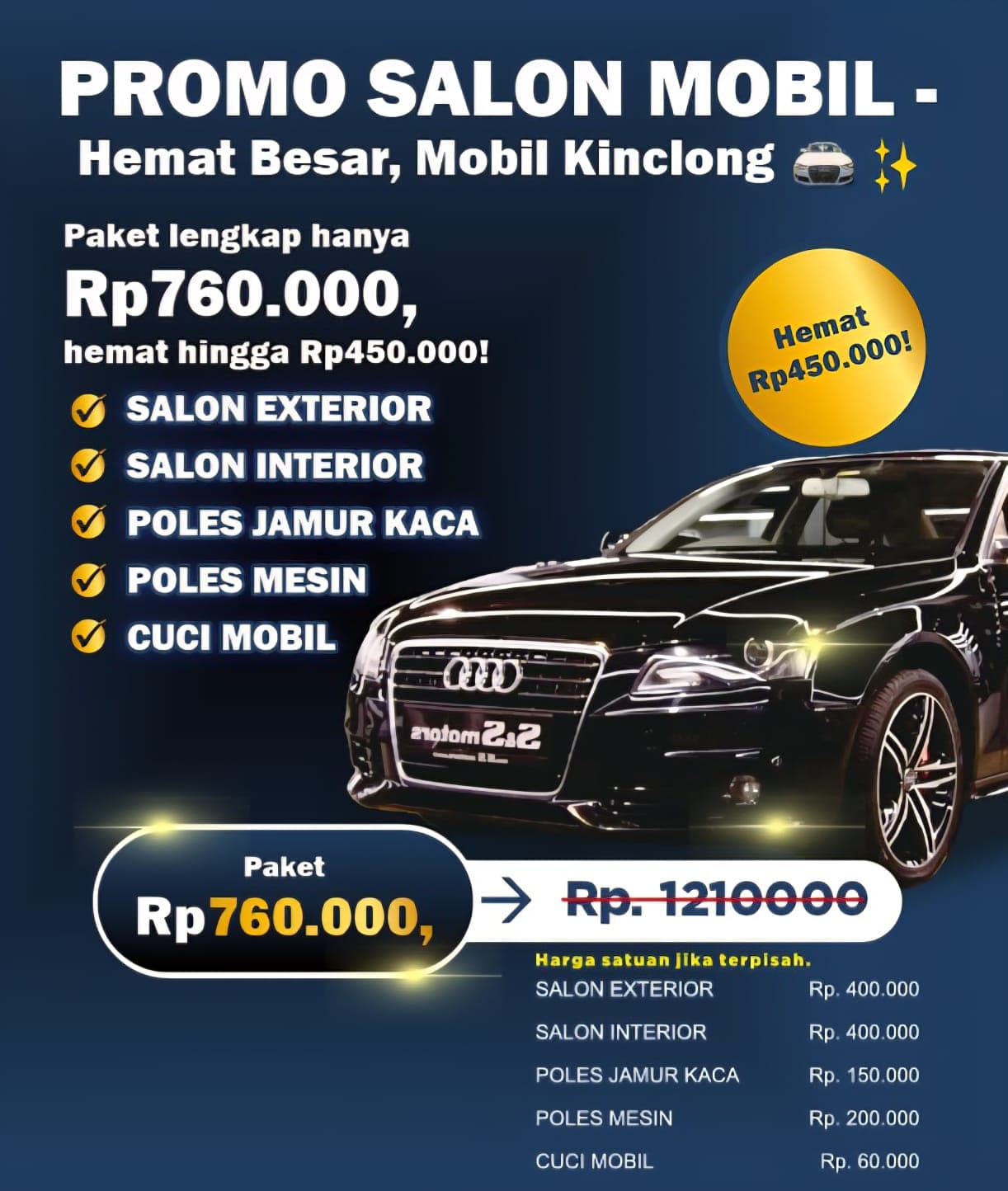 Promo Salon Mobil Terbaik & Termurah